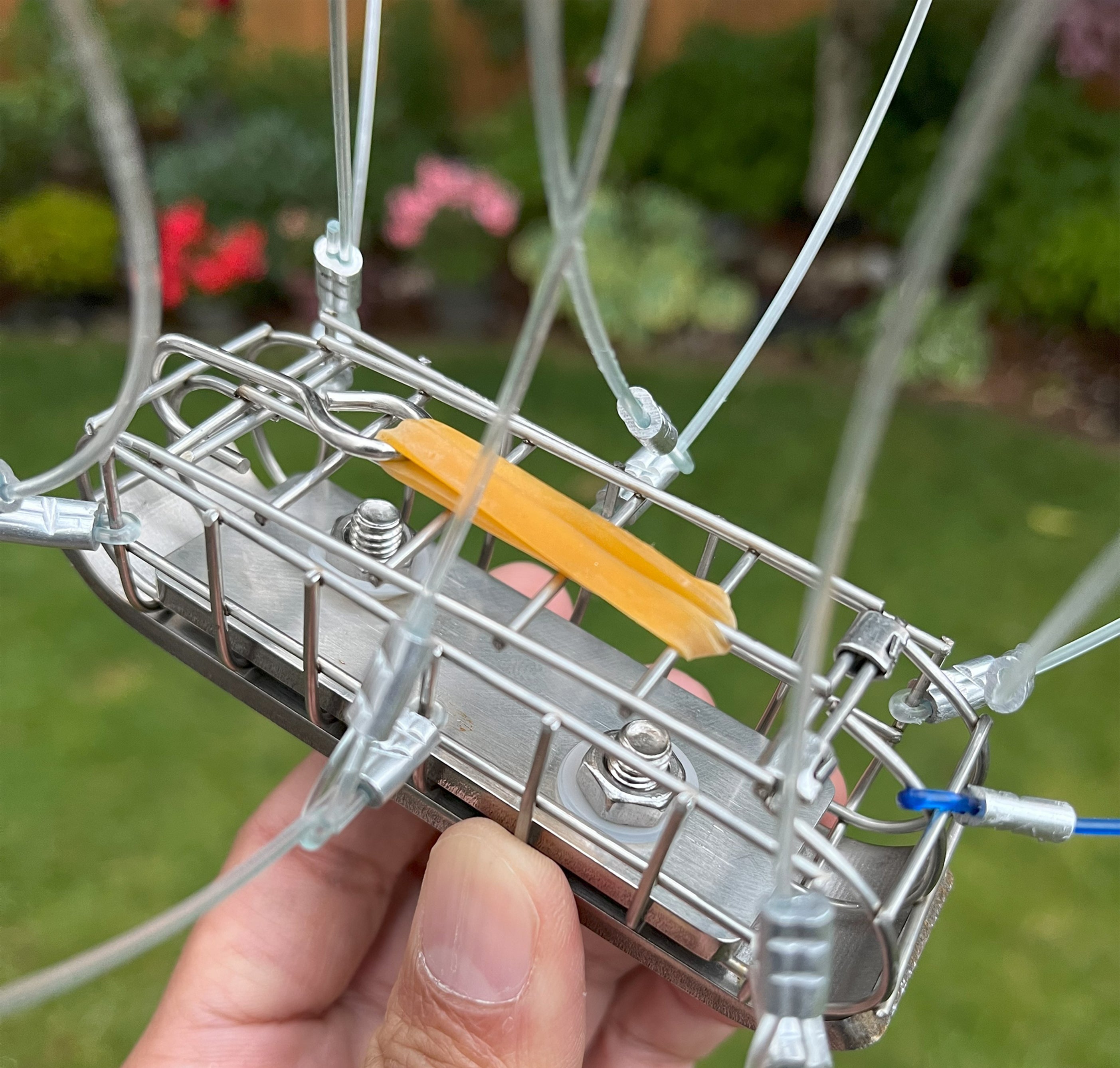 crab trap fishing pole Stainless Steel Crab Snare – LuPush Outdoors