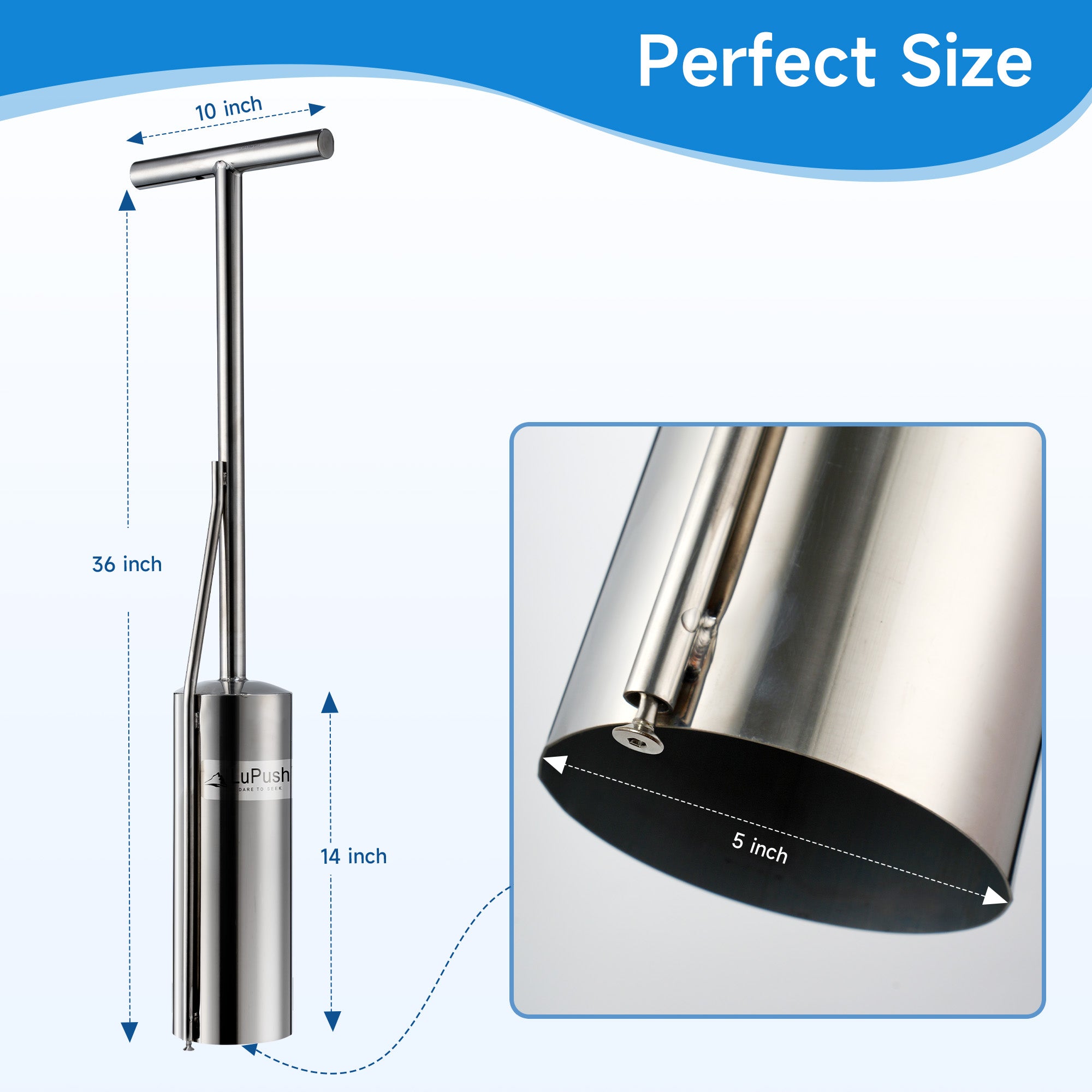 Stainless Steel Clam Gun Kit