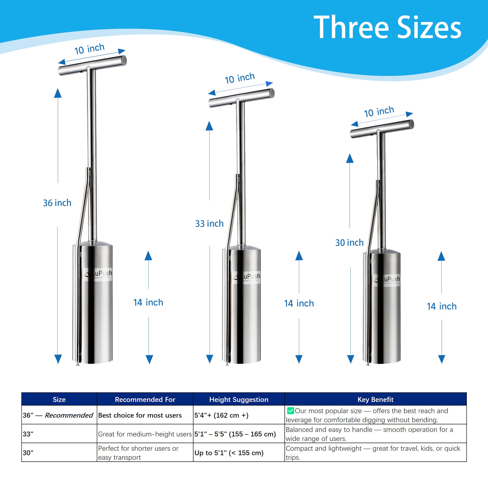Stainless Steel Clam Gun Kit