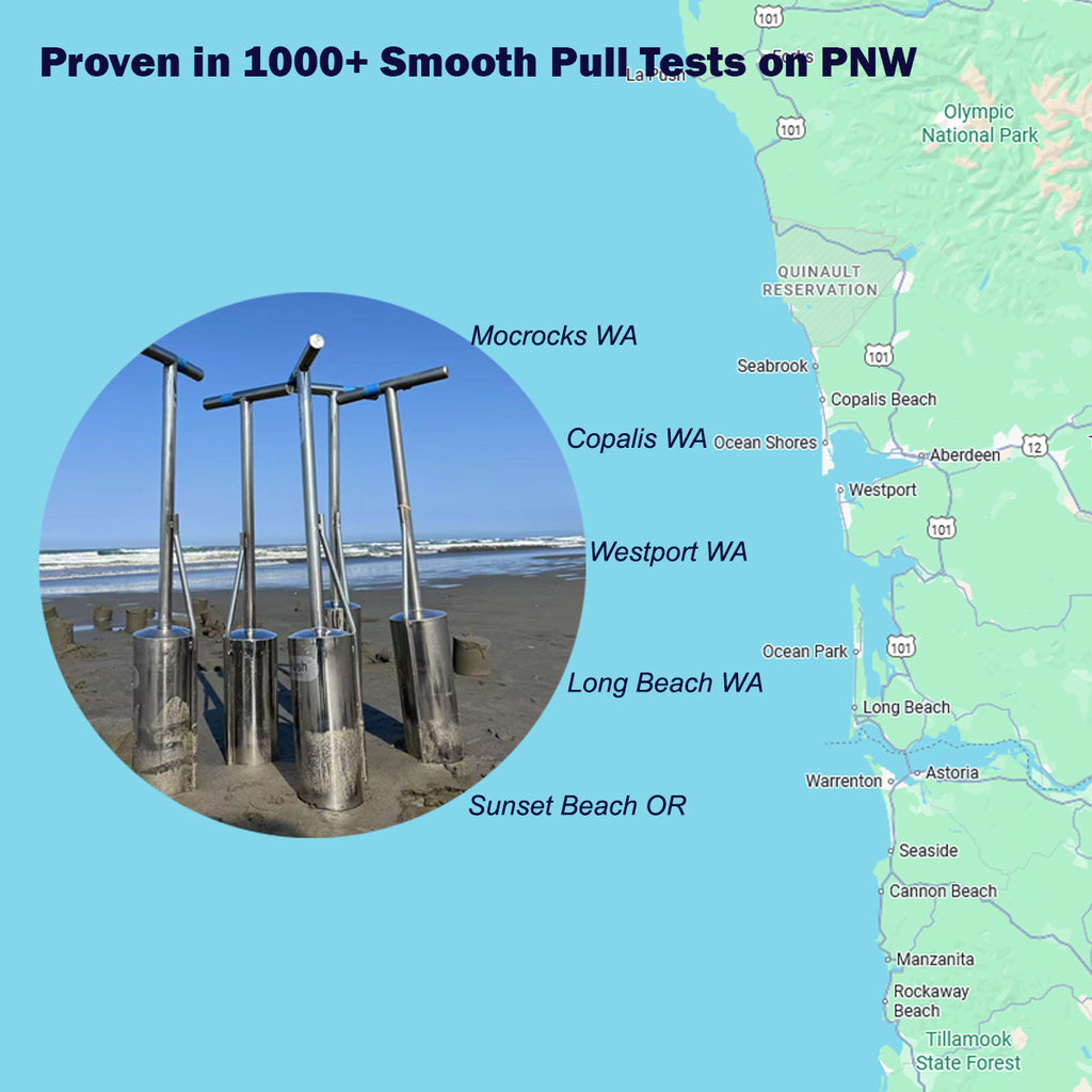 Stainless Steel Clam Gun Kit