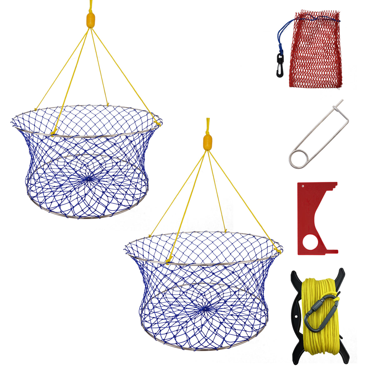 crab fishing with ring net Crab Ring Trap Kit – LuPush Outdoors